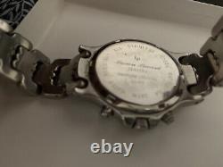 Lucien Piccard Chrono Watch For Parts or Repair Original Box Paperwork Sapphire