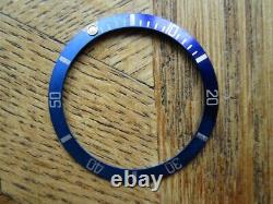 MC Vintage Genuine Blue Faded Insert for Rolex Submariner 16803. For parts. N°1
