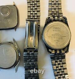 MENS Timex Watch Lot Quartz For Parts Not Running Sold As Is