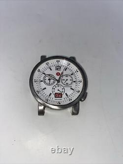 MICHELE UNISEX Watch (WW01K00D9001) For Parts Or Repair (Stem Is Missing)