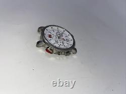 MICHELE UNISEX Watch (WW01K00D9001) For Parts Or Repair (Stem Is Missing)