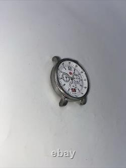 MICHELE UNISEX Watch (WW01K00D9001) For Parts Or Repair (Stem Is Missing)