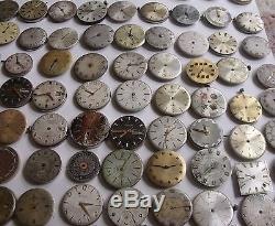 Machines for men's watches for repair or spare parts 80 PIECES-raketa-wostok
