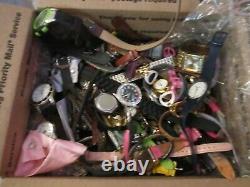 Massive Lot Of Watches Quartz & Parts Modern To Vintage 8lbs & 9 Oz Unsear