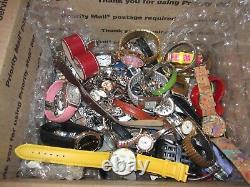 Massive Lot Of Watches Quartz & Parts Modern To Vintage 8lbs & 9 Oz Unsear