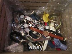 Massive Lot Of Watches Quartz & Parts Modern To Vintage 8lbs & 9 Oz Unsear