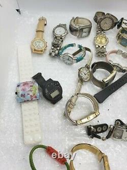 Men & Women Watch Lot 2.6 Lbs Watches Gruen, Geneva Ect For Parts/Repair (Lot 4)