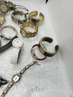 Men & Women Watch Lot 2.6 Lbs Watches Gruen, Geneva Ect For Parts/Repair (Lot 4)