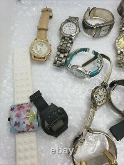 Men & Women Watch Lot 2.6 Lbs Watches Gruen, Geneva Ect For Parts/Repair (Lot 4)