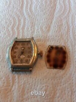 Men's 1930's Illinois 307 Guardsman Watch / As Is For Parts. Not Running
