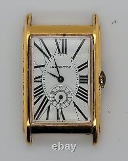 Men's Vintage Hamilton 7j Swiss Quartz Limited Edition Watch For Parts/Repair