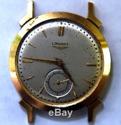 Mens Longines 14K Solid Gold Watch For Parts