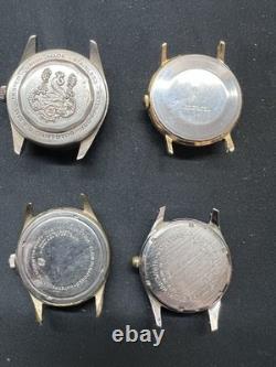 Mens Vintage Project Watch Lot. 4 Watches. Gruen, Heritage, Timex, Wadsworth