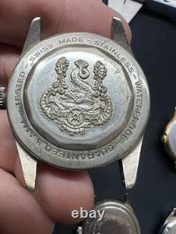 Mens Vintage Project Watch Lot. 4 Watches. Gruen, Heritage, Timex, Wadsworth