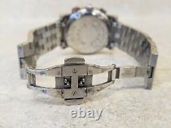 Michele MW01C00D9001 Stainless Steel Watch Pre-owned Crystal Damaged
