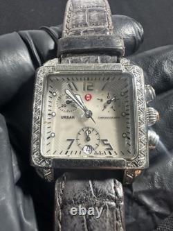 Michele Urban Chronograph MW02H01 Swiss Quartz Sapphire 5ATM Not Working