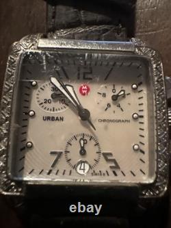 Michele Urban Chronograph MW02H01 Swiss Quartz Sapphire 5ATM Not Working