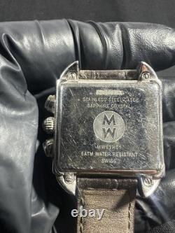 Michele Urban Chronograph MW02H01 Swiss Quartz Sapphire 5ATM Not Working