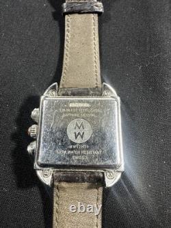 Michele Urban Chronograph MW02H01 Swiss Quartz Sapphire 5ATM Not Working