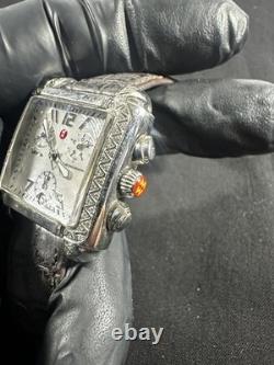 Michele Urban Chronograph MW02H01 Swiss Quartz Sapphire 5ATM Not Working