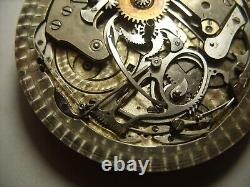 Minute Repeater Humbert Ramuz pocket watch movement, not working to repair or par