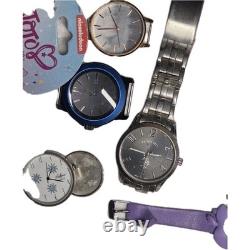 Mix Lot Watches Men Women's Kids Parts Repair As Is Leonardo Polo Assn Bands