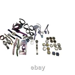 Mix Lot Watches Men Women's Kids Parts Repair As Is Leonardo Polo Assn Bands