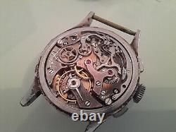 Montre LEONIDAS chronographe Valjoux 72C Armbanduhr chrono orologio watch reloj