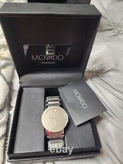 Movado 0606093 Wrist Watch for Men FOR PARTS NOT WORKING