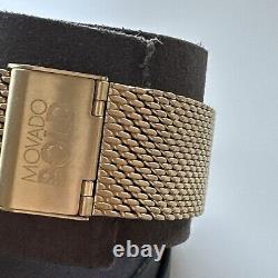 Movado BOLD Evolution 34mm Gold Plated Case Gold Plated FOR PARTS OR REPAIR