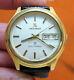 Movado F300 Electronic Gold Plate Tuning Fork Men's Watch Not Working