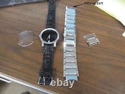 Movado Stainless Steel Sapphire men watch 84 G1 1896 8488182 for repair or part