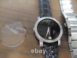 Movado Stainless Steel Sapphire men watch 84 G1 1896 8488182 for repair or part