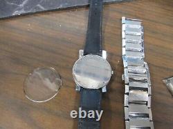 Movado Stainless Steel Sapphire men watch 84 G1 1896 8488182 for repair or part