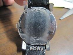 Movado Stainless Steel Sapphire men watch 84 G1 1896 8488182 for repair or part