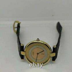 Must De Cartier Tri-Color Watch Vermeil 30MM DO NOT WORK FOR PARTS. REPAIR