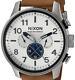 NEW $350 Nixon Men's'Safari Dual Time' Swiss Watch A1082-2092 DAMAGED BOX