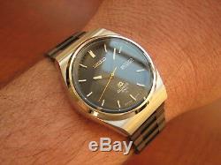 NEW NOS Vintage 1977 Seiko SQ Quartz 4004 4633-6019 watch case +partial bracelet