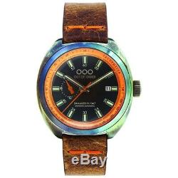 NEW OOO(OUT OF ORDER WATCH) Torpedine Orange Automatic Watch Damaged In Italy