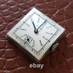 NICE 1940s Consul Art Deco Fancy Case Men's Vintage Watch For Parts/Repair