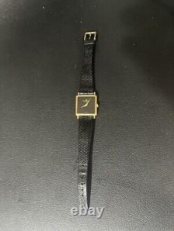 NOT WORKING Baume & Mercier Vintage 18k Gold Electroplated Watch (19309)