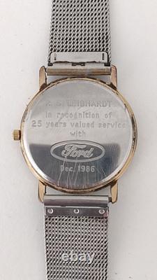 NOT WORKING FOR PARTS Vintage Omega Seamaster Watch Ford 25 Years Service RARE