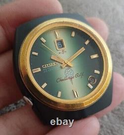 Nice & Rare Vintage Citizen Challenge Golf Watch. As-is For Parts Or Repair