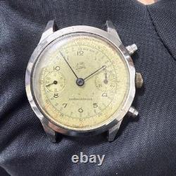 Nimer Spilman Watch For Spare Parts Non-Functional Chronograph Case And Dial