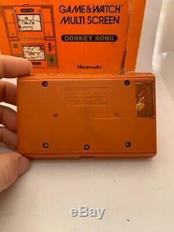 Nintendo Game And Watch Multi Screen Donkey Kong 1982 With Box BROKEN