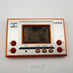 Nintendo Game & Watch Flagman FL-02 Original 1980 FOR PARTS OR REPAIR