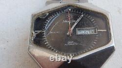 Nivada Glx Steel Automatic 38mm Mens Watch Non Working For Parts