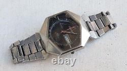 Nivada Glx Steel Automatic 38mm Mens Watch Non Working For Parts