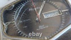 Nivada Glx Steel Automatic 38mm Mens Watch Non Working For Parts