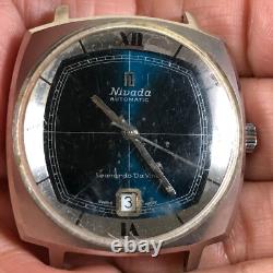 Nivana Leonardo Da Vinci Men Automatic For Watch Parts Or Repair Only No Band